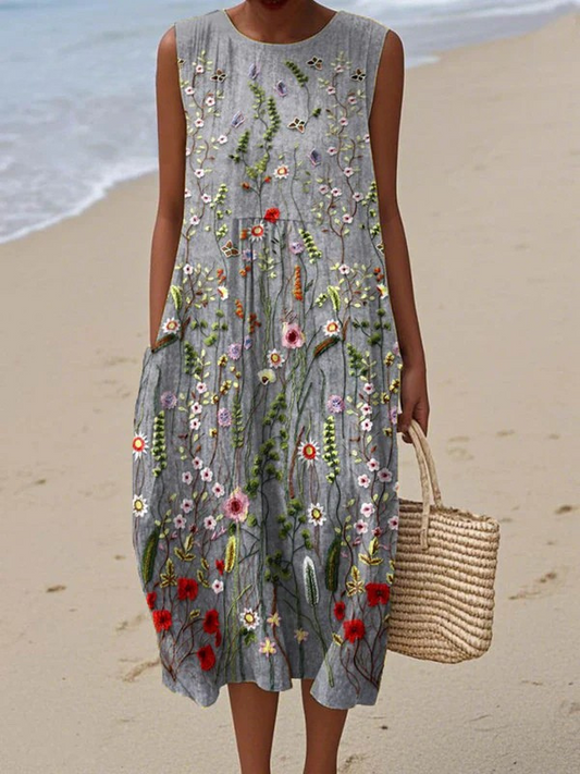 Cara™ | Vestido midi Wildflower