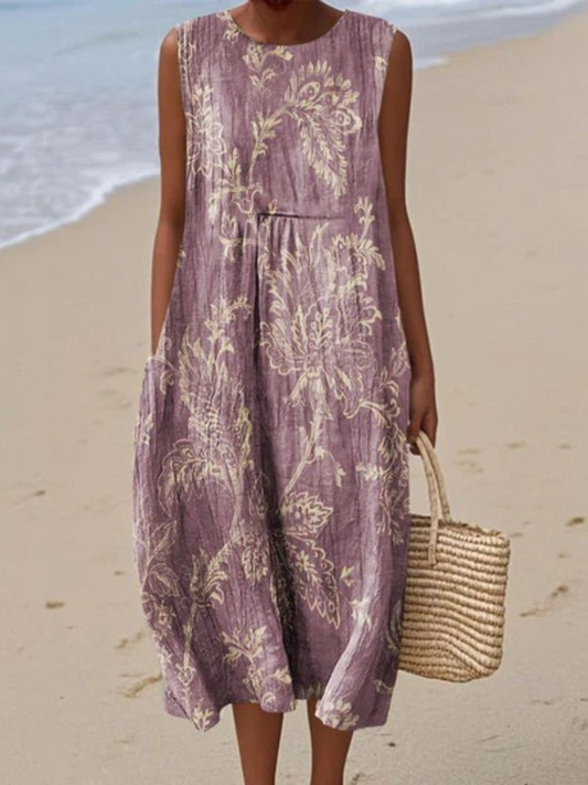 Mia™ | Vestido Midi de Flores