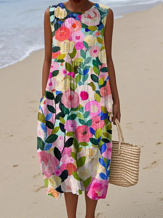 Ava™ | Vestido midi floral
